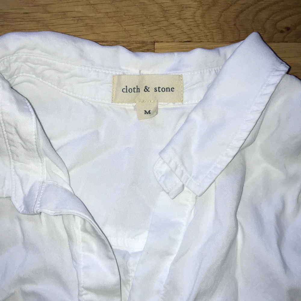 Cloth & Stone White Button-up - Picture 2 of 5